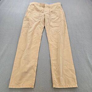 J.Crew Slim Boyfriend Chino Pants Tan Khaki Size 27 Cotton Utility Casual Office